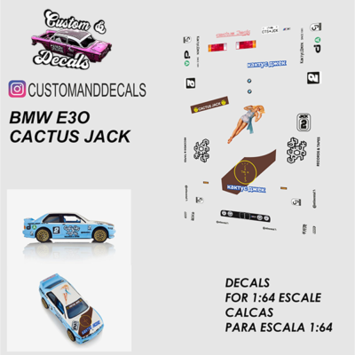 CAD087 BMW E30 Cactus Jack