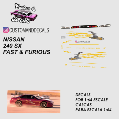CAD092 F&F Nissan 240SX